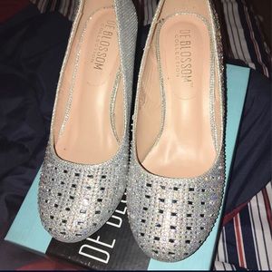 silver heels